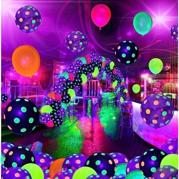 🔥 Balloon bundle: Pink 120 piece of balloon arch/Neon 90 piece 12 inch balloons - Picture 2 of 8